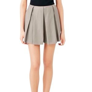 Kate Spade Saturday Beige Tan Pleated Skort Small